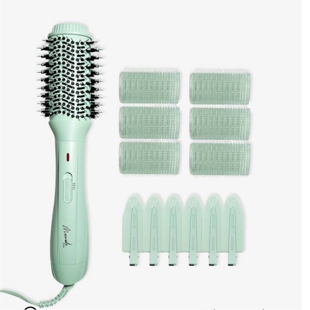 Anthropologie Mermade Hair “That's Mint” Iconic limited edition Blowout Brush - Picture 2 of 8